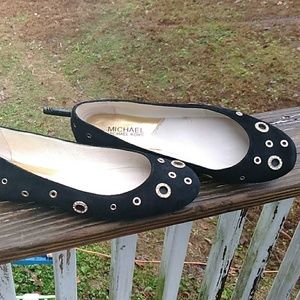 Michael kors rare black flats, new without tags